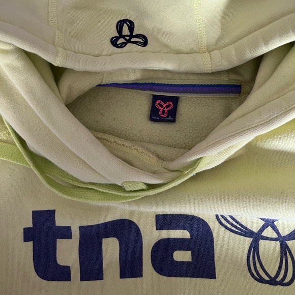 Aritzia TNA Neon Yellow Hoodie - Picture 2 of 4